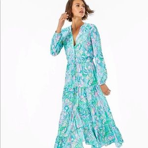 Cori Stretch Shirt Dress size 6